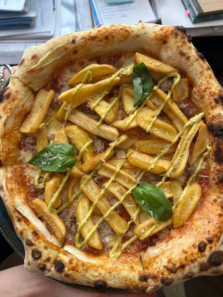 Pizza Patate Frite& Salsiccia